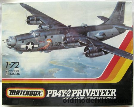 Matchbox 1/72 RY3 C.Mk.IX or PB4Y-2 Privateer Liberator  - USA / French Navy / RAF - (PB4Y2), 40606 plastic model kit